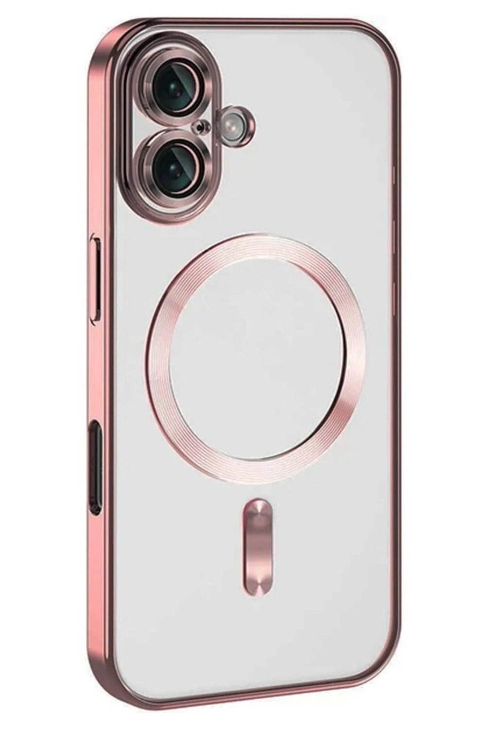 Mey İthalat®  iPhone 16 Kılıf Kross Magneticsafe Kapak - Pembe