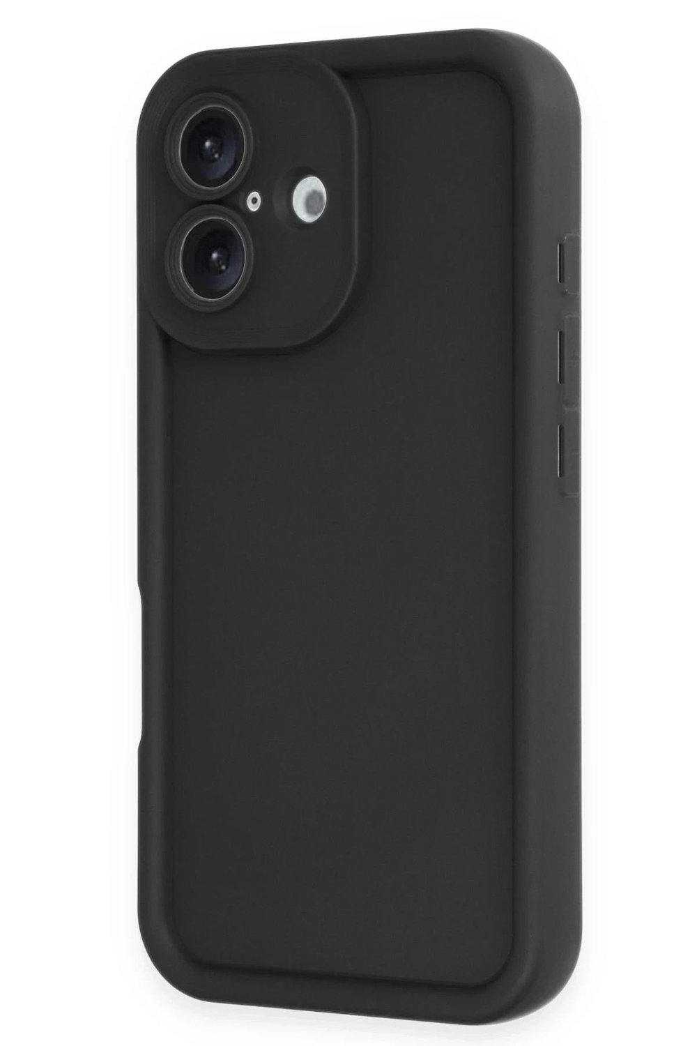 Mey İthalat®  iPhone 16 Kılıf Viera Silikon - Siyah