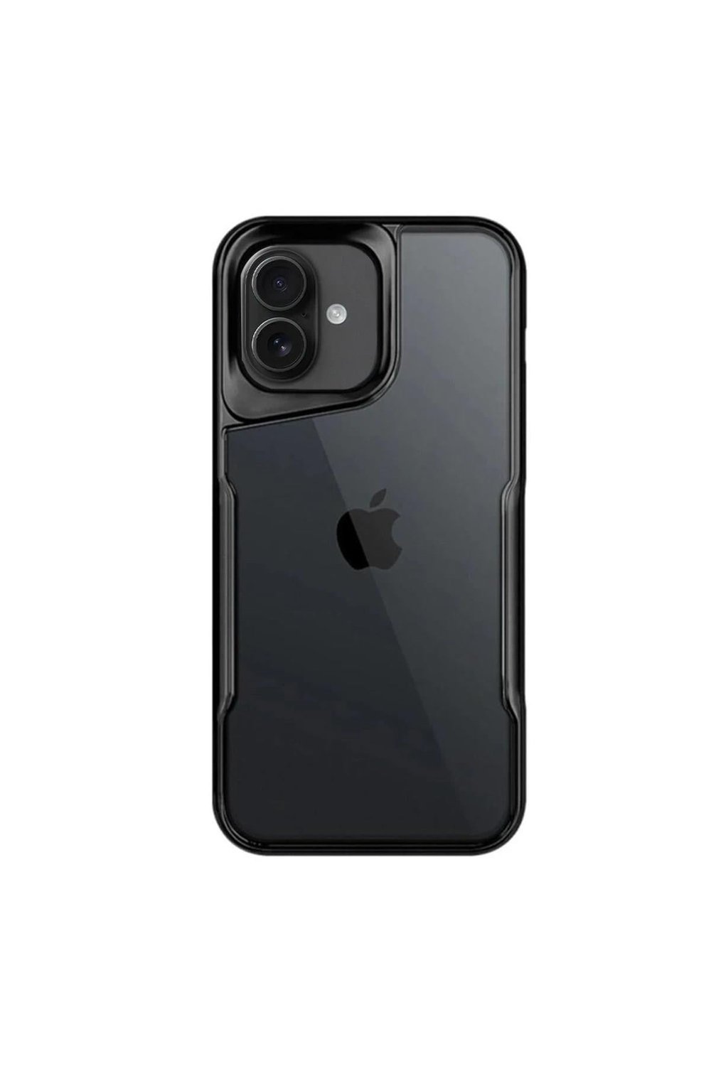 Mey İthalat®  iPhone 16 Plus Kılıf Boyi Silikon Kapak - Siyah
