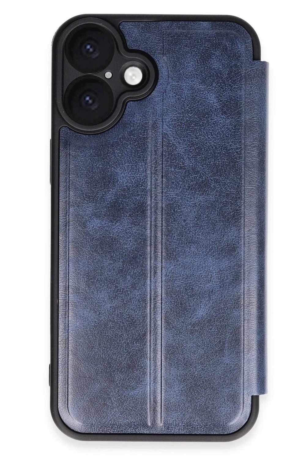 Mey İthalat®  iPhone 16 Plus Kılıf Flip Cover - Lacivert