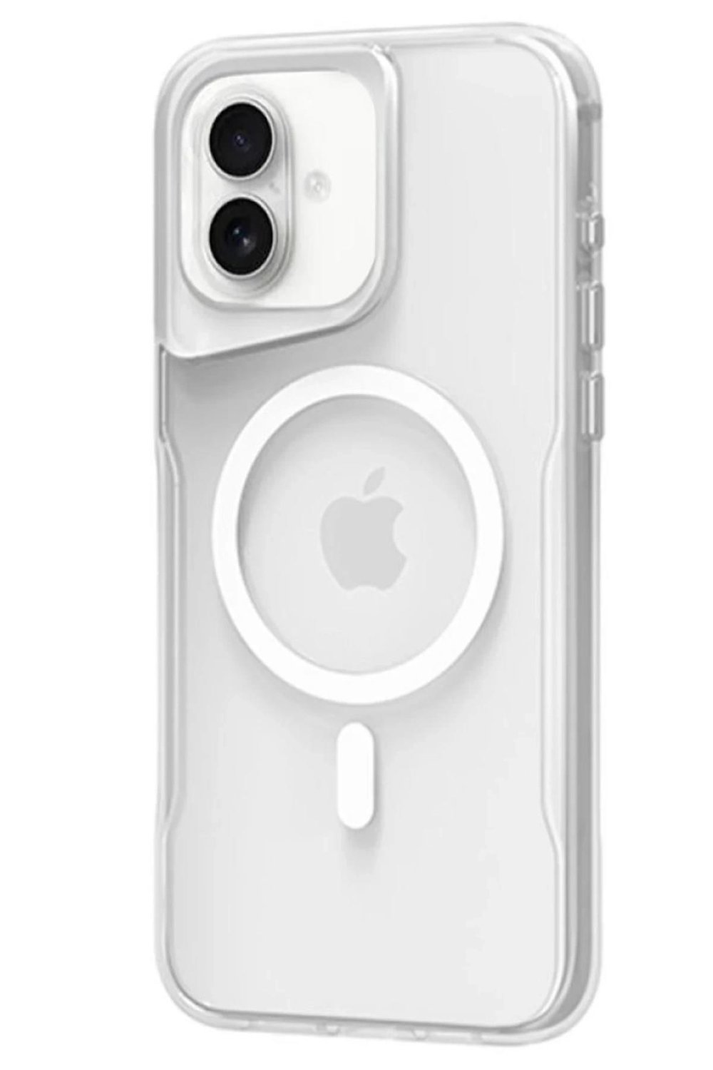 Mey İthalat®  iPhone 16 Plus Kılıf PC Poso Magsafe Kapak - Şeffaf