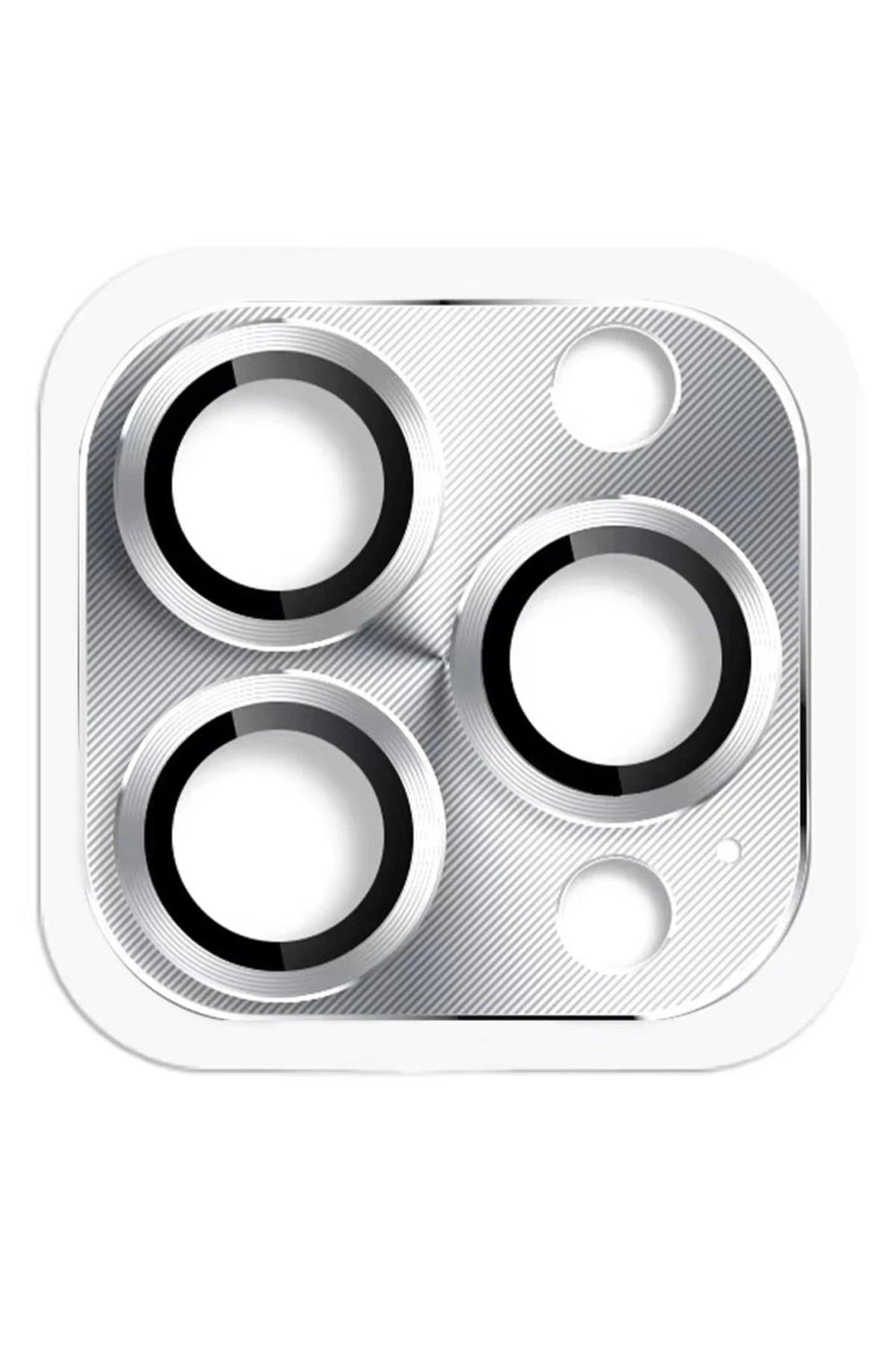 Mey İthalat®  iPhone 16 Pro Max Pers Alüminyum Kamera Lens - Gümüş