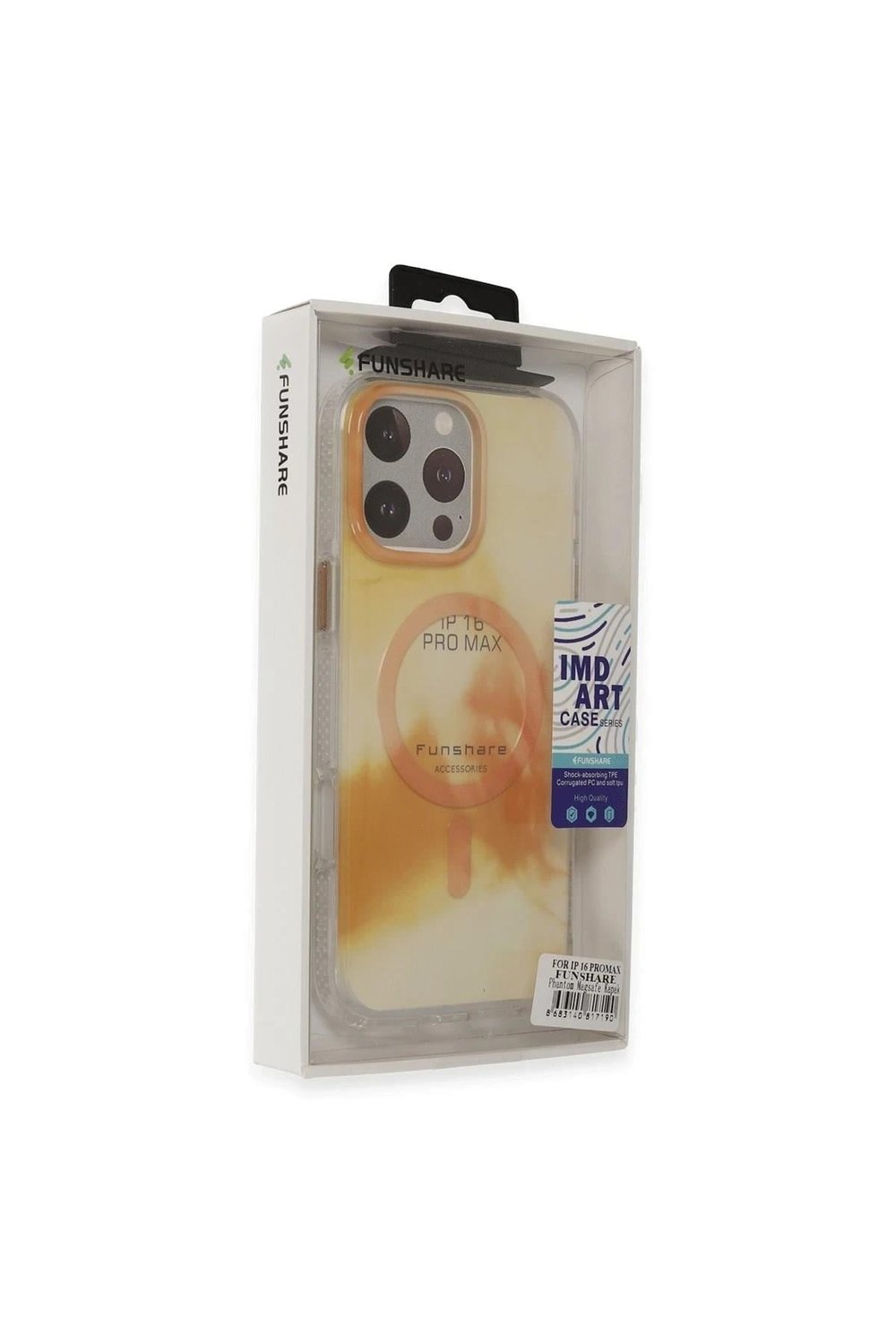 Mey İthalat®  iPhone 16 Pro Max Phantom Magsafe Kapak - Mavi