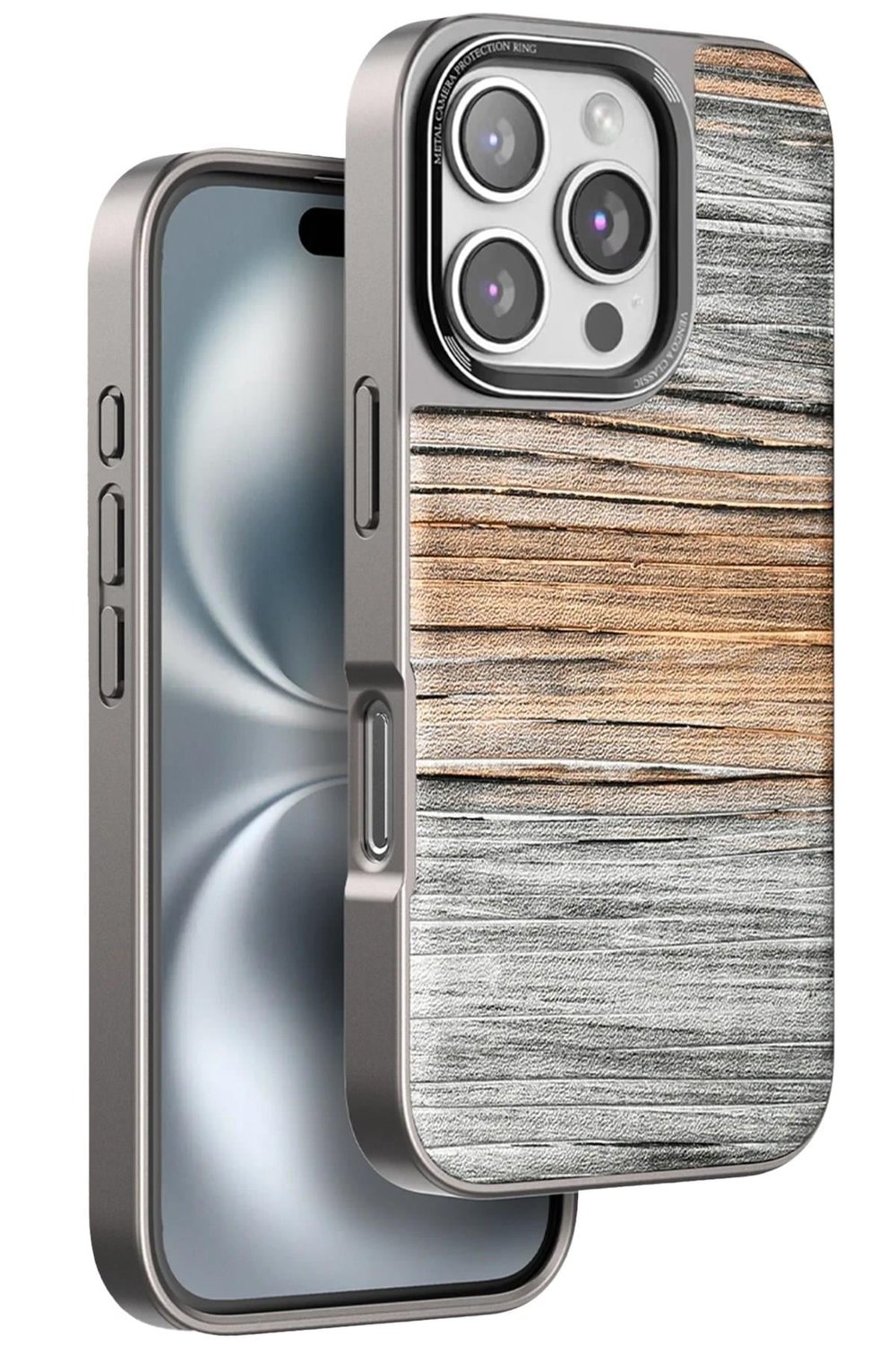 Mey İthalat®  iPhone 16 Pro Max Wave Kapak - Sarı