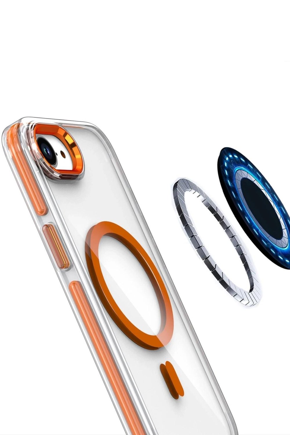 Mey İthalat®  iPhone 16E Bella Magsafe Kapak - Siyah