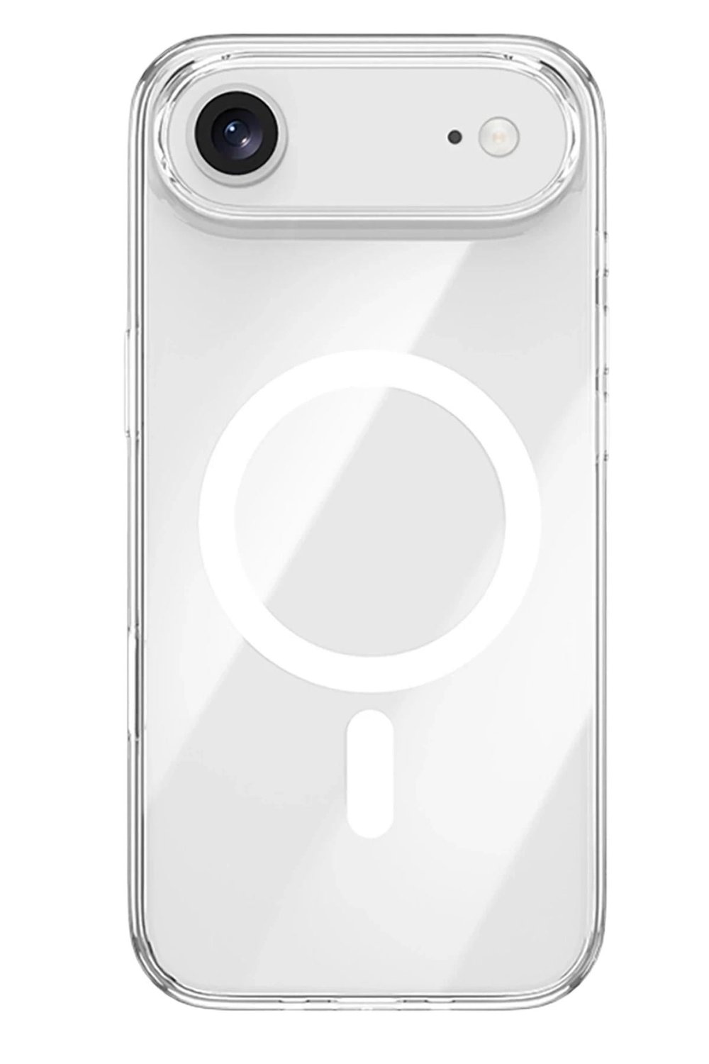 Mey İthalat®  iPhone 17 Air Kılıf Pc Real Magsafe Kapak - Şeffaf