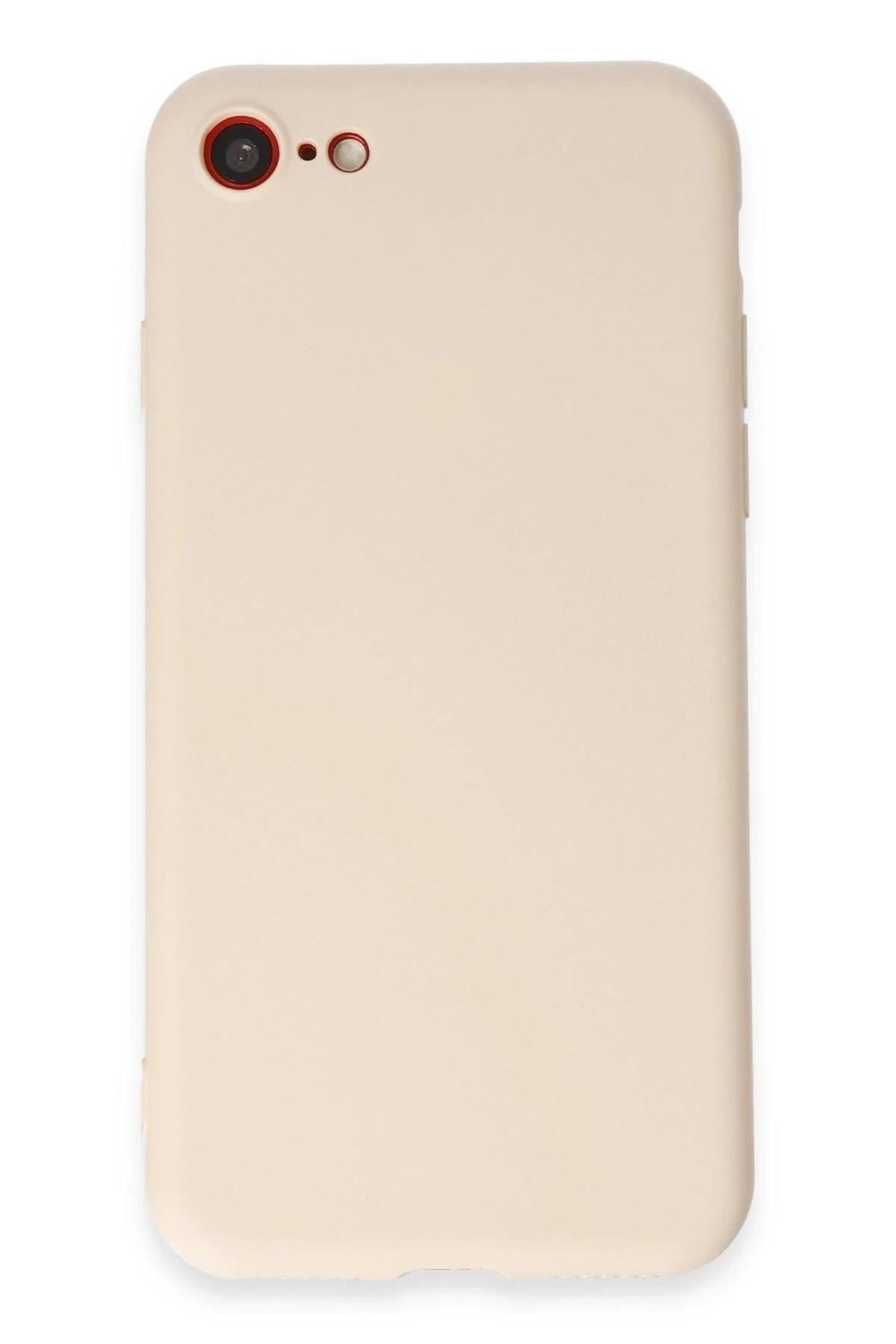 Mey İthalat®  iPhone 7 Kılıf First Silikon - Krem