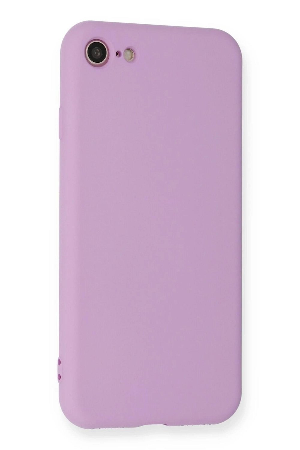 Mey İthalat®  iPhone 7 Kılıf Nano içi Kadife Silikon - Lila
