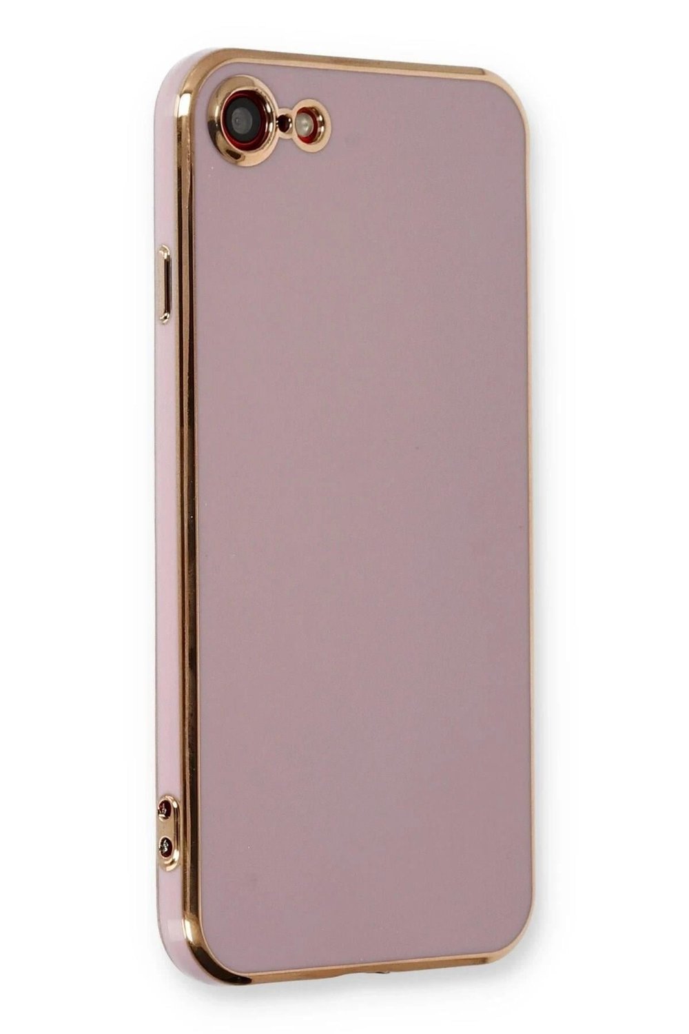 Mey İthalat®  iPhone 7 Kılıf Volet Silikon - Mor