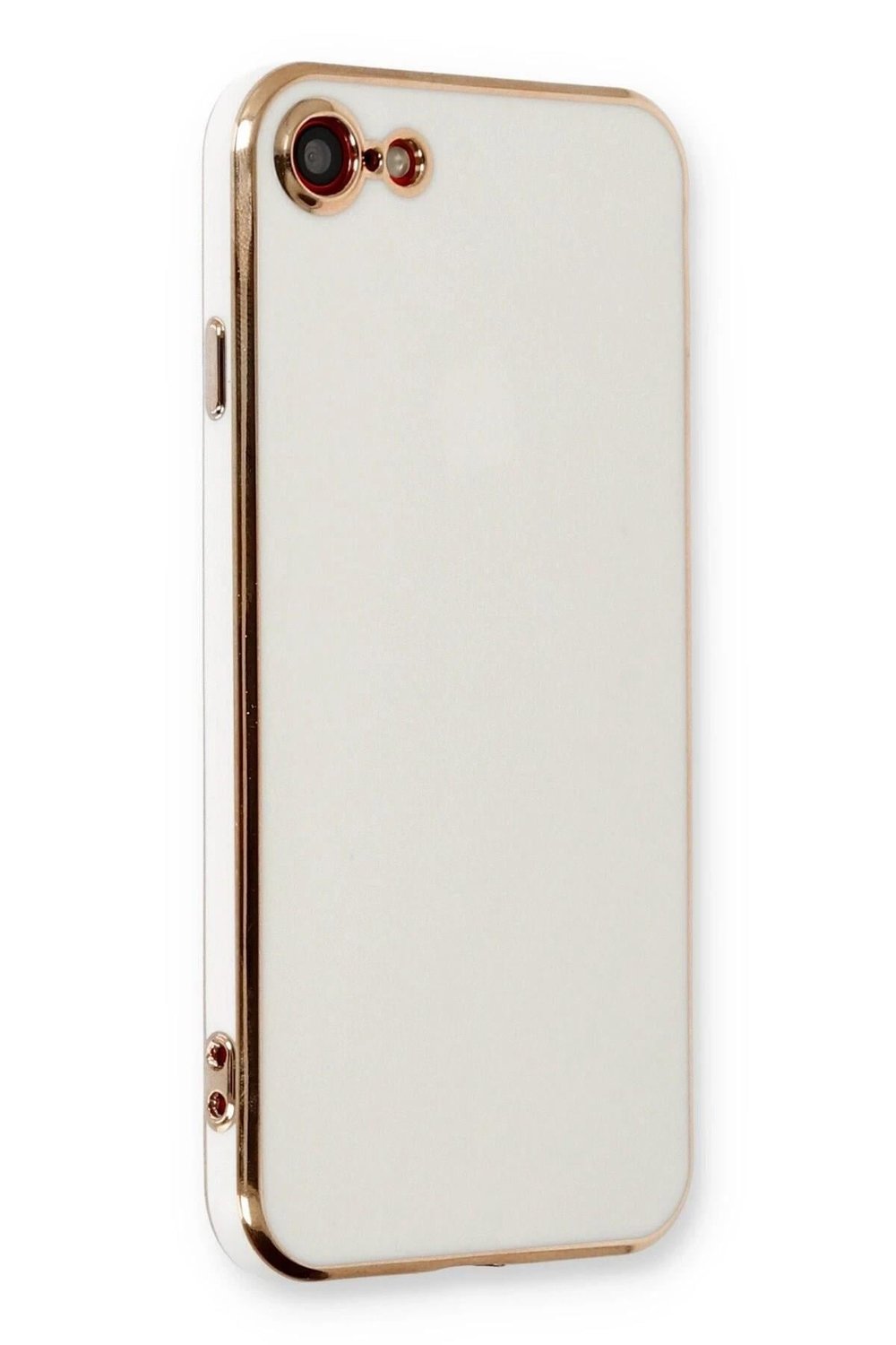 Mey İthalat®  iPhone 7 Kılıf Volet Silikon - Beyaz