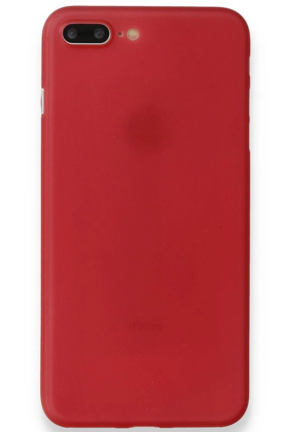 Mey İthalat®  iPhone 8 Plus Kılıf PP Ultra İnce Kapak - Kırmızı