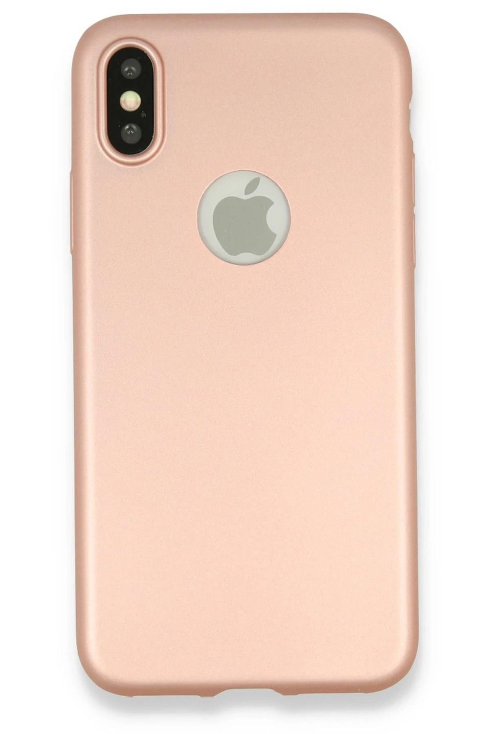 Mey İthalat®  iPhone X Kılıf First Silikon - Rose Gold