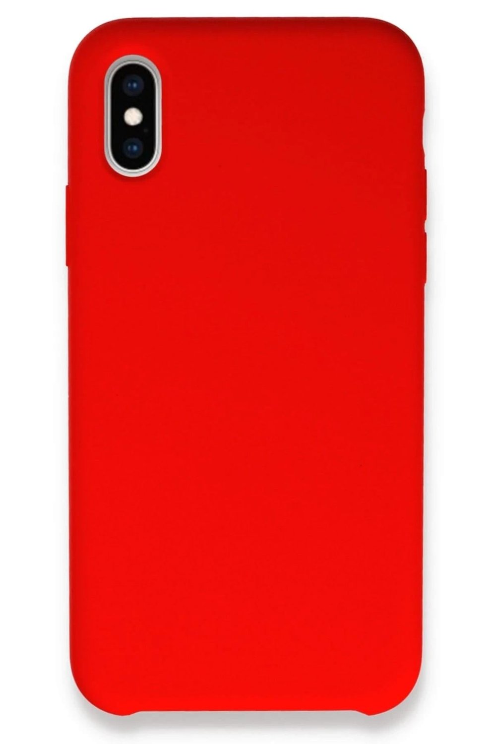 Mey İthalat®  iPhone X Kılıf Lansman Legant Silikon - Kırmızı