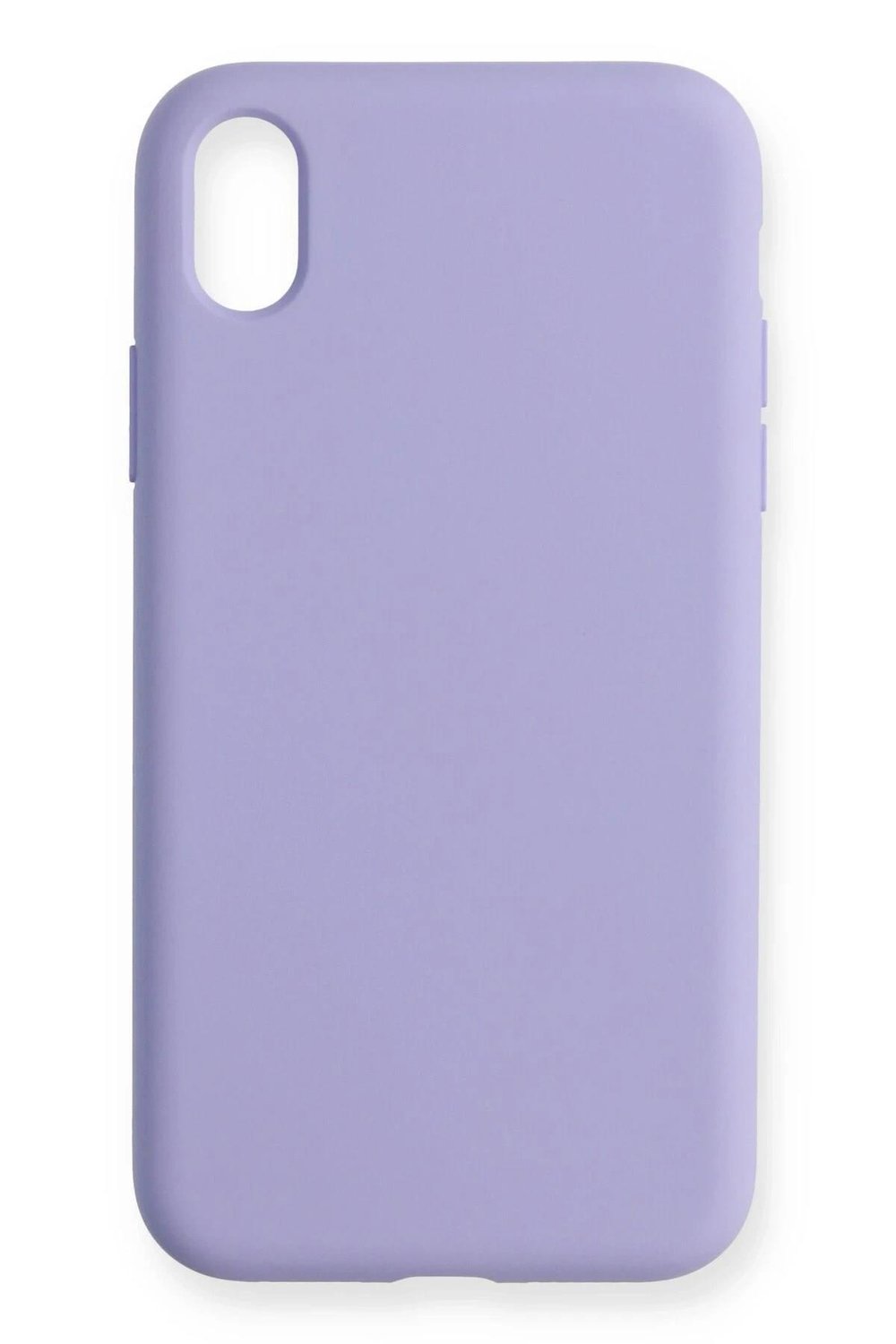 Mey İthalat®  iPhone XR Kılıf Nano içi Kadife Silikon - Lila