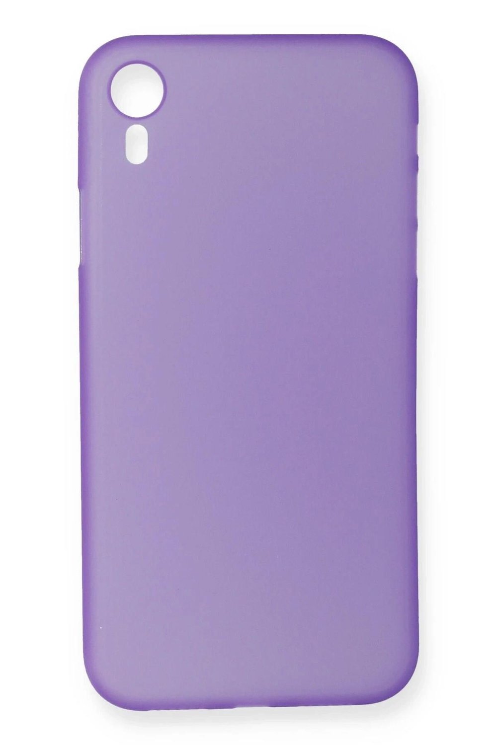 Mey İthalat®  iPhone XR Kılıf PP Ultra İnce Kapak - Mor
