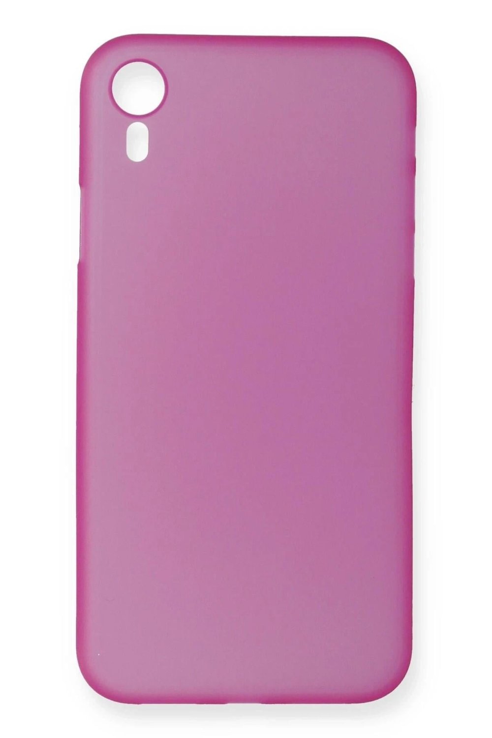 Mey İthalat®  iPhone XR Kılıf PP Ultra İnce Kapak - Pembe