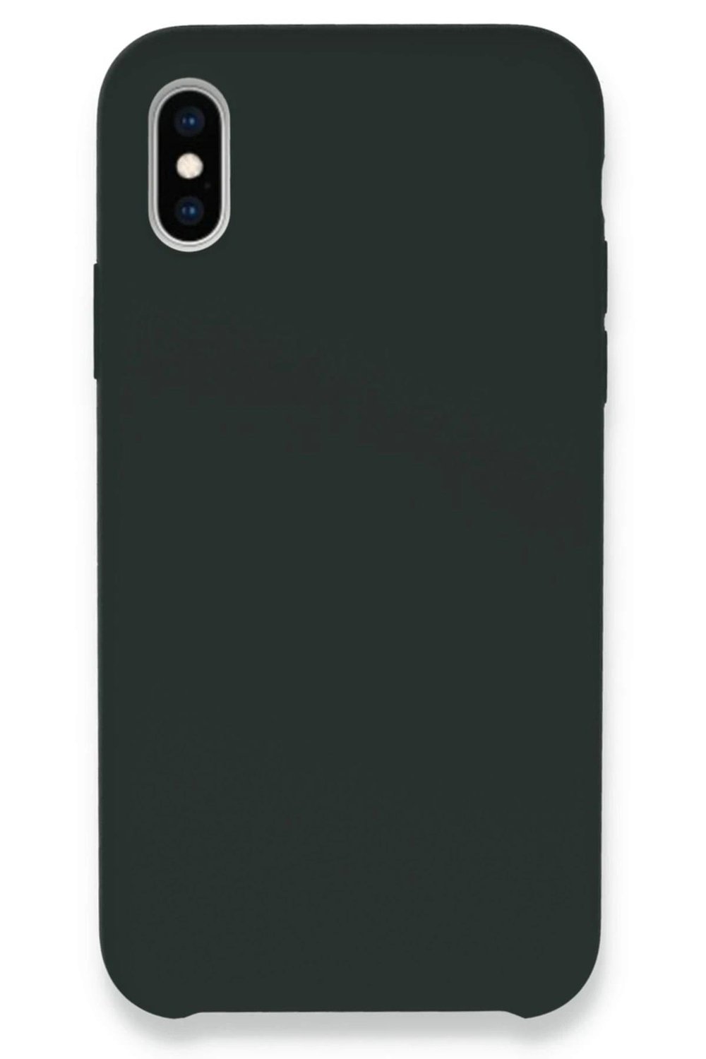 Mey İthalat®  iPhone XS Max Kılıf Lansman Legant Silikon - Koyu Yeşil