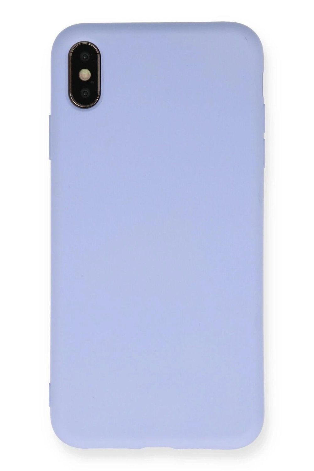 Mey İthalat®  iPhone XS Max Kılıf Nano içi Kadife Silikon - Lila