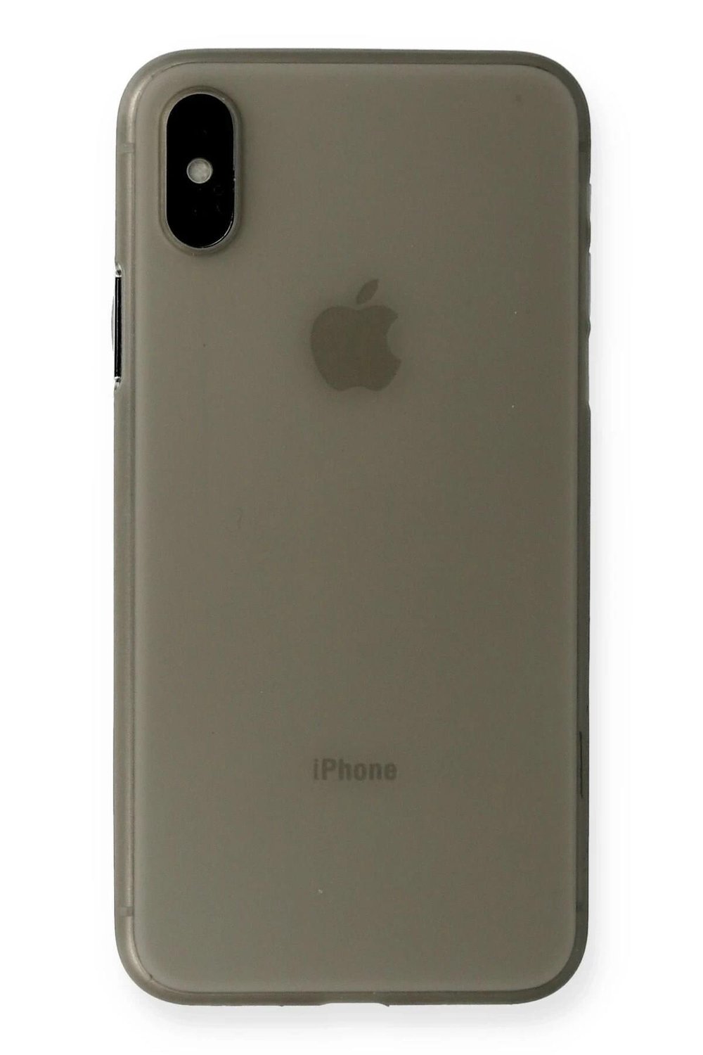 Mey İthalat®  iPhone XS Max Kılıf PP Ultra İnce Kapak - Gri