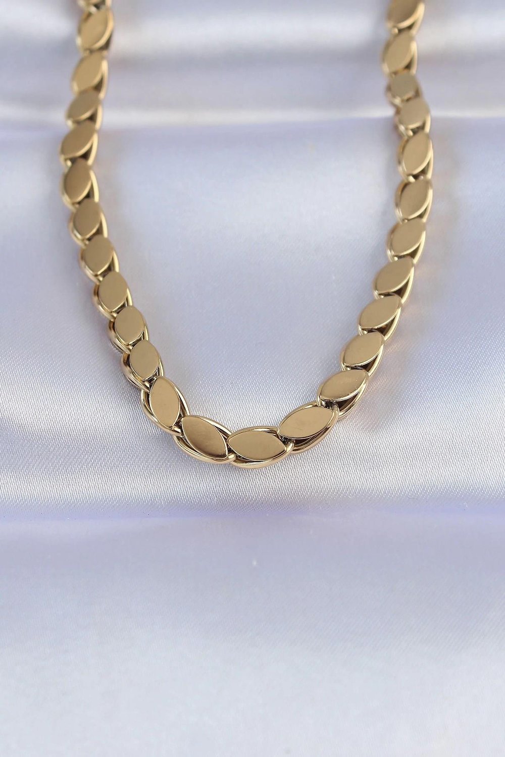 Mey İthalat® 316L Çelik Gold Renk Arpa Model Kolye