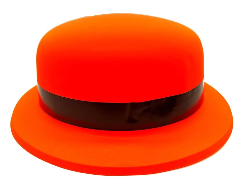 Mey İthalat® Neon Partisi Turuncu Renk Melon Plastik Parti Şapkası