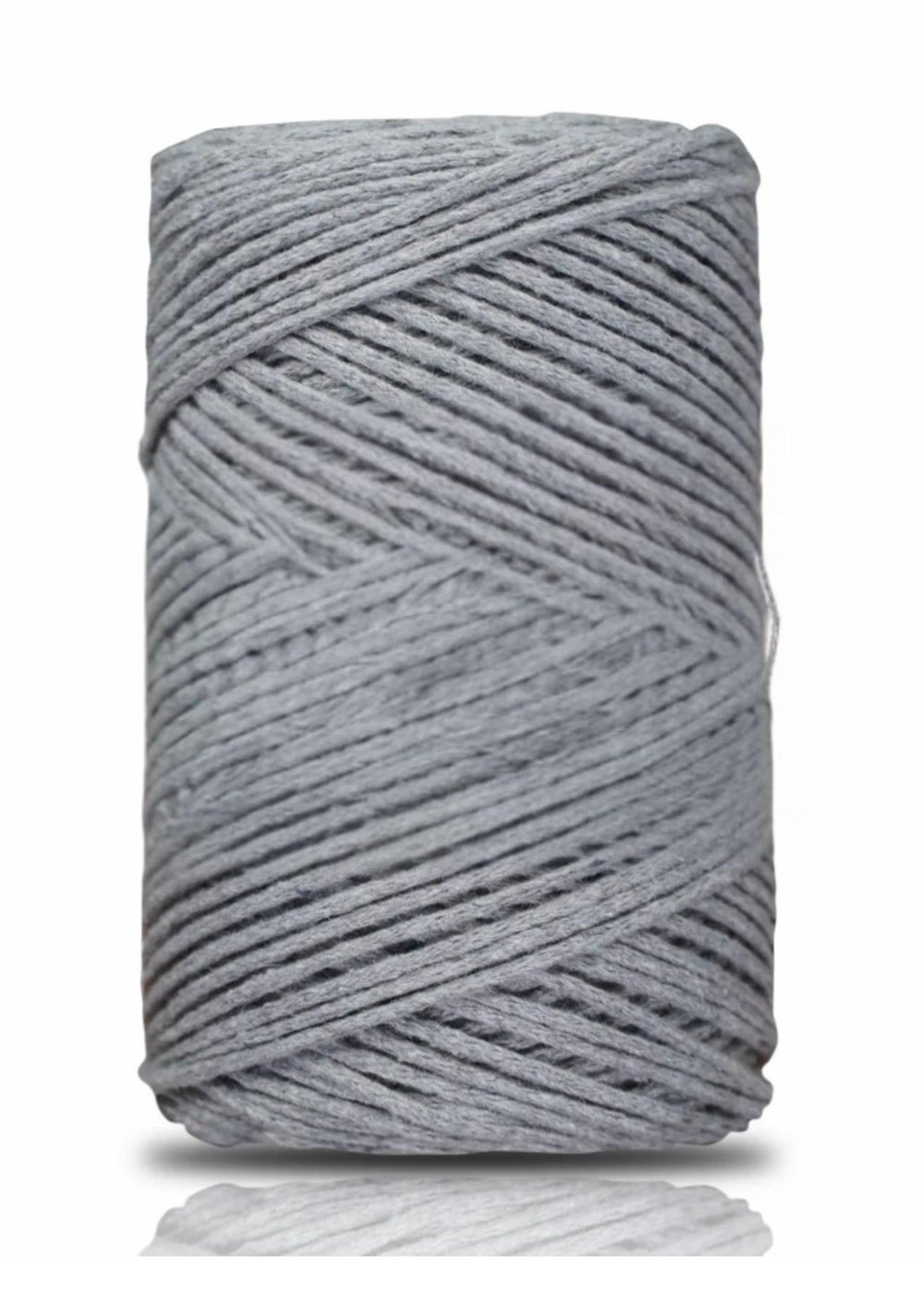 Pamuk Makrome 2 Mm Gri