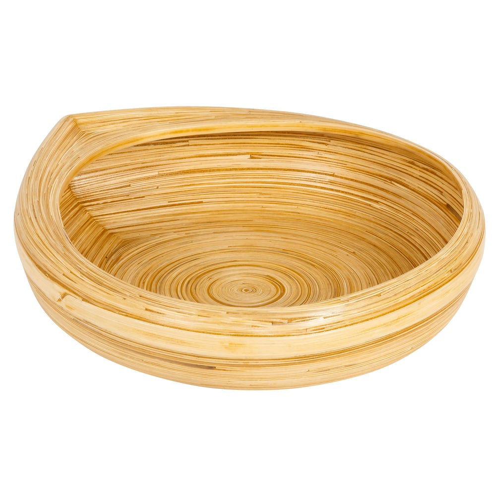 Bambu Dekoratif Bowl Damla Form  40 cm x 35 cm