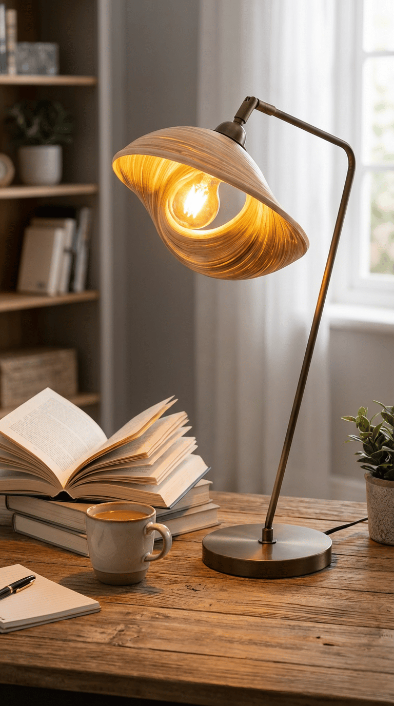 Bambu  Çalışma Masası Lambası 60cm
