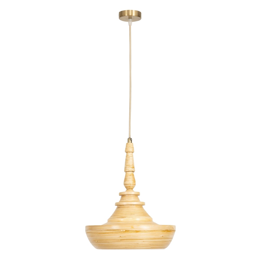 Bambu Tavan Aydınlatması Marrakesh Form 35 cm x 30 cm x 30 cm