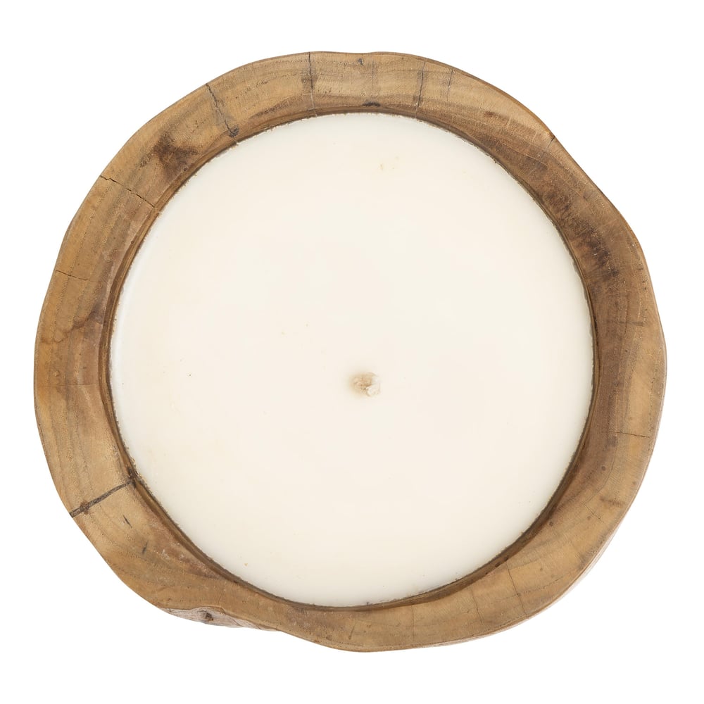 Dekoratif Mum Teak Silindir Ç.20cm