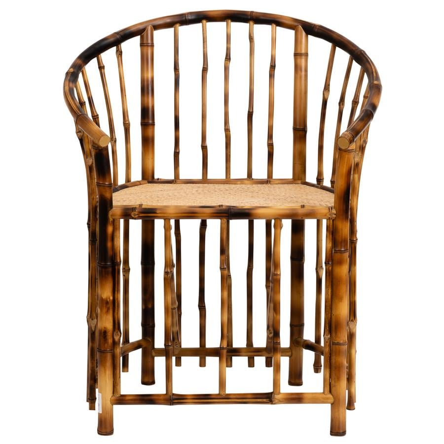 Koltuk Bambu Naturel Rattan M