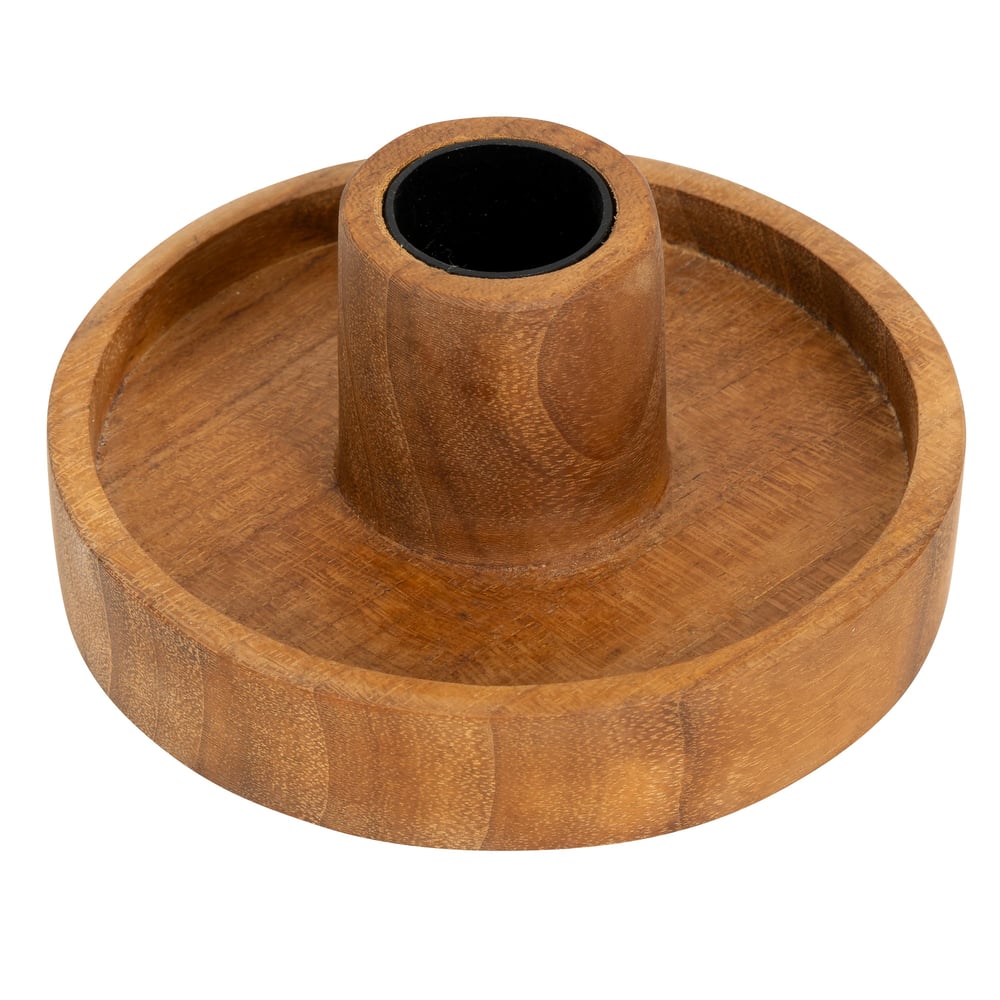 Mumluk  Teak Naturel  D.10 cm x H.6 cm