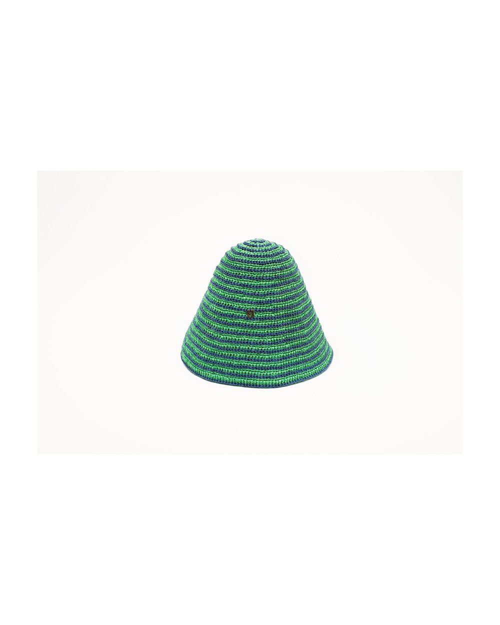 Raffia Bucket Hat Green