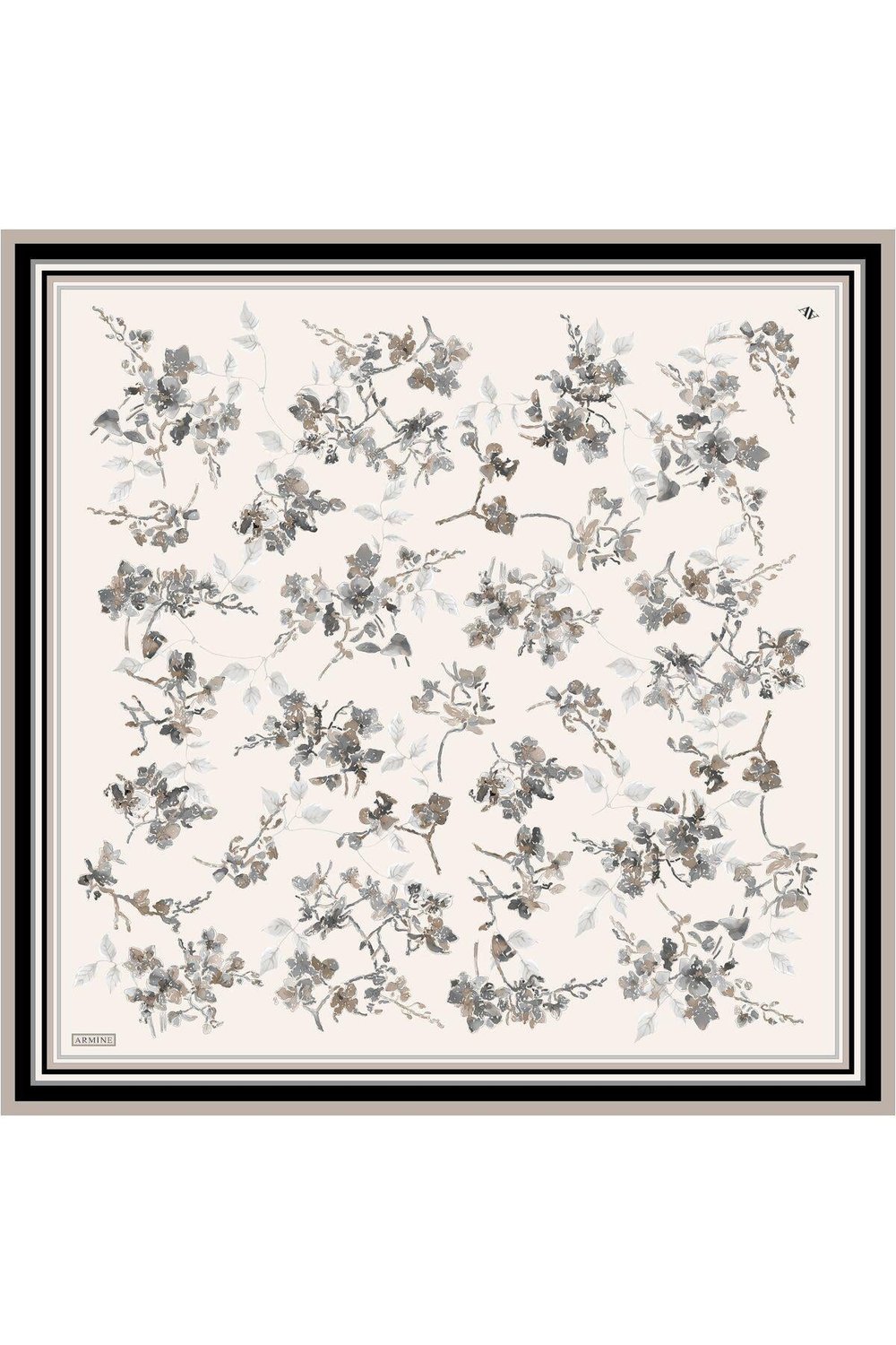 Armine 2025 Yaz Sezonu %100 Sura İpek Eşarp 9316D 85