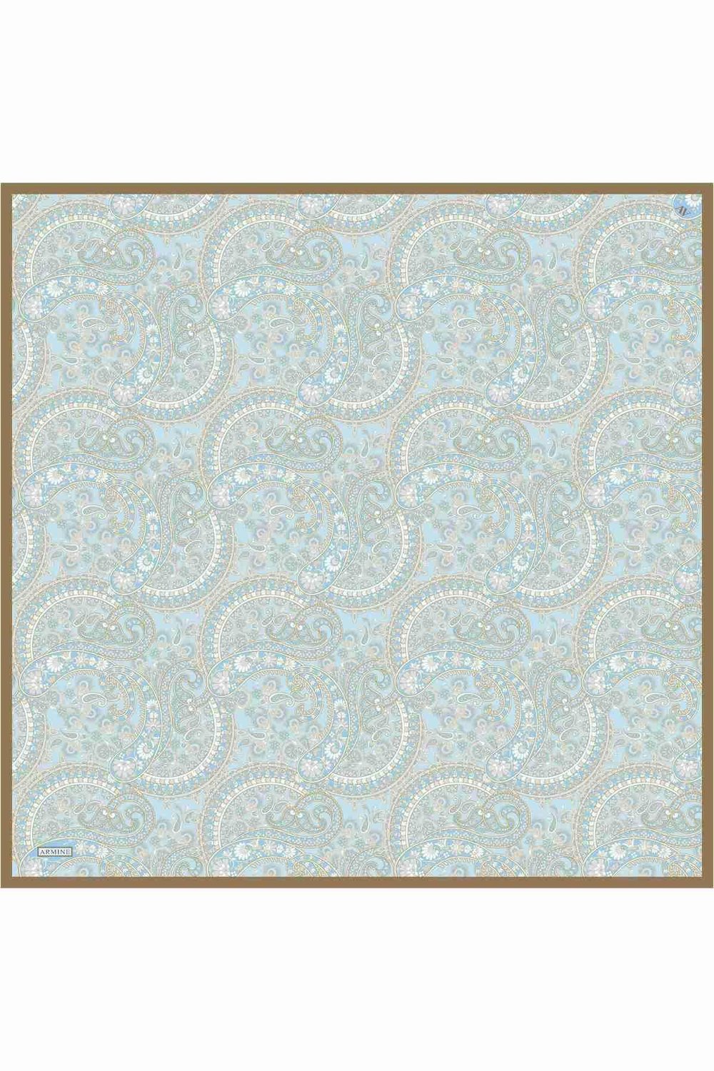 Armine 2025 Yaz Sezonu %100 Twill İpek Eşarp 9304D 09