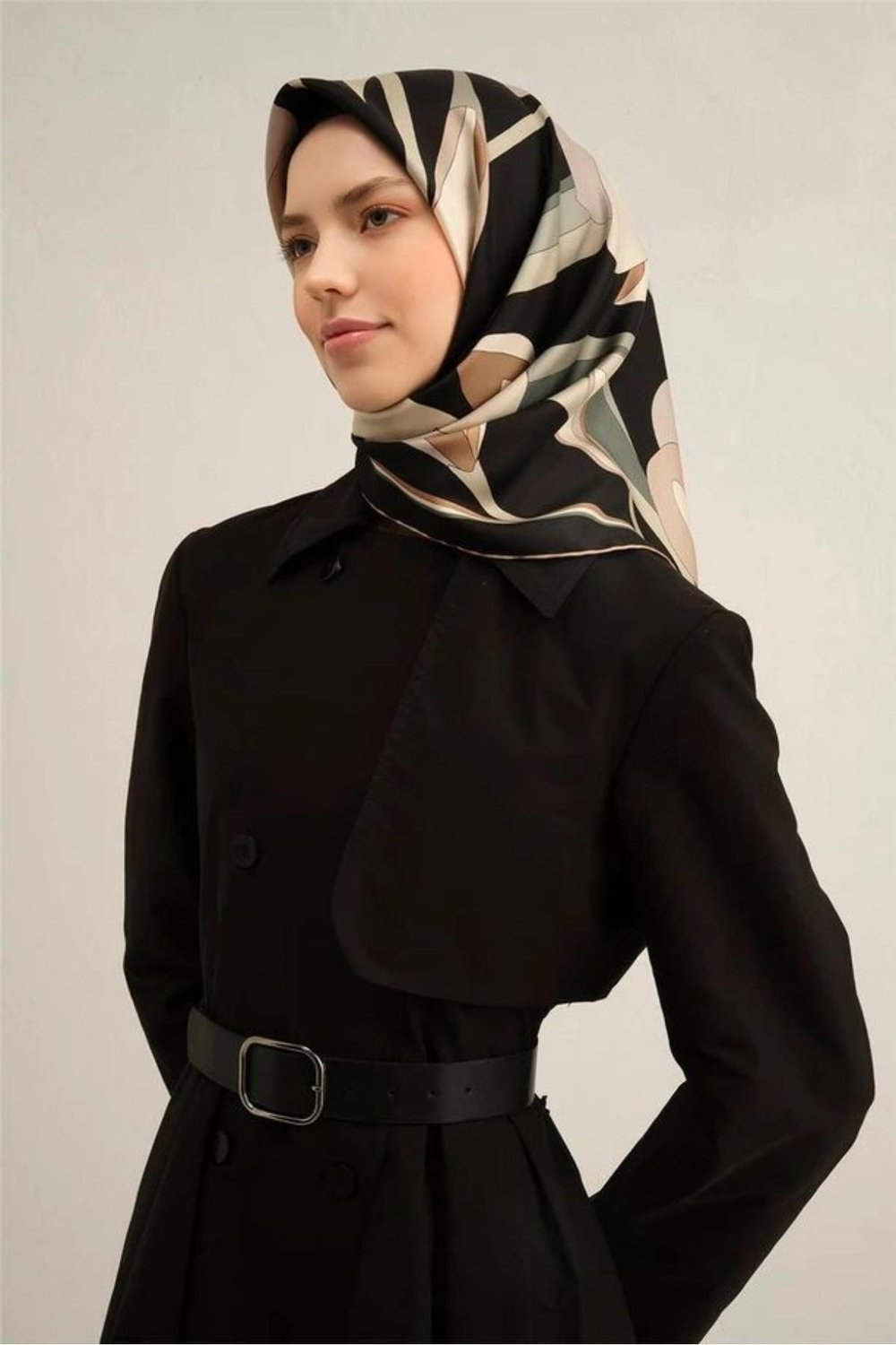 Armine 2025 Yaz Sezonu %100 Twill İpek Eşarp 9302D 08