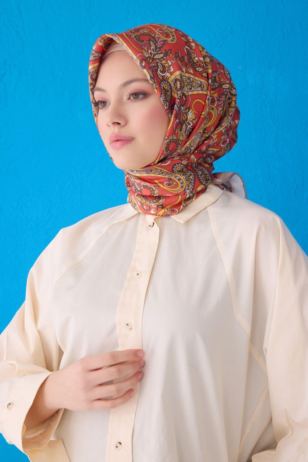 Belli %100 Sura İpek Eşarp 4101D 35
