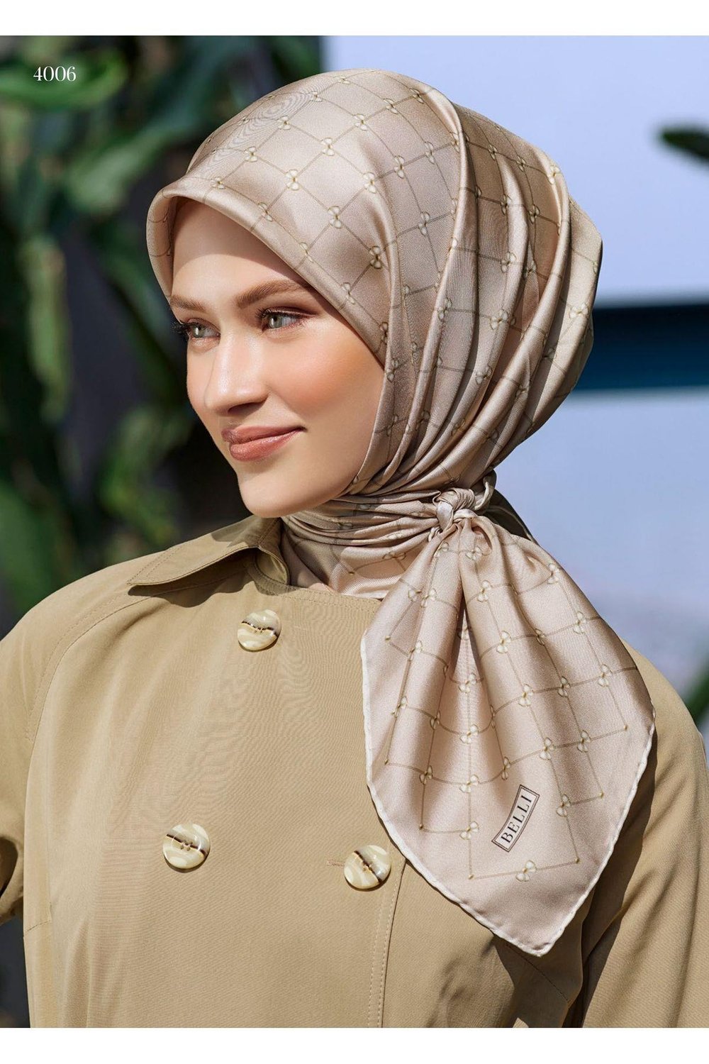 Belli %100 Twill İpek Eşarp 4006D 33