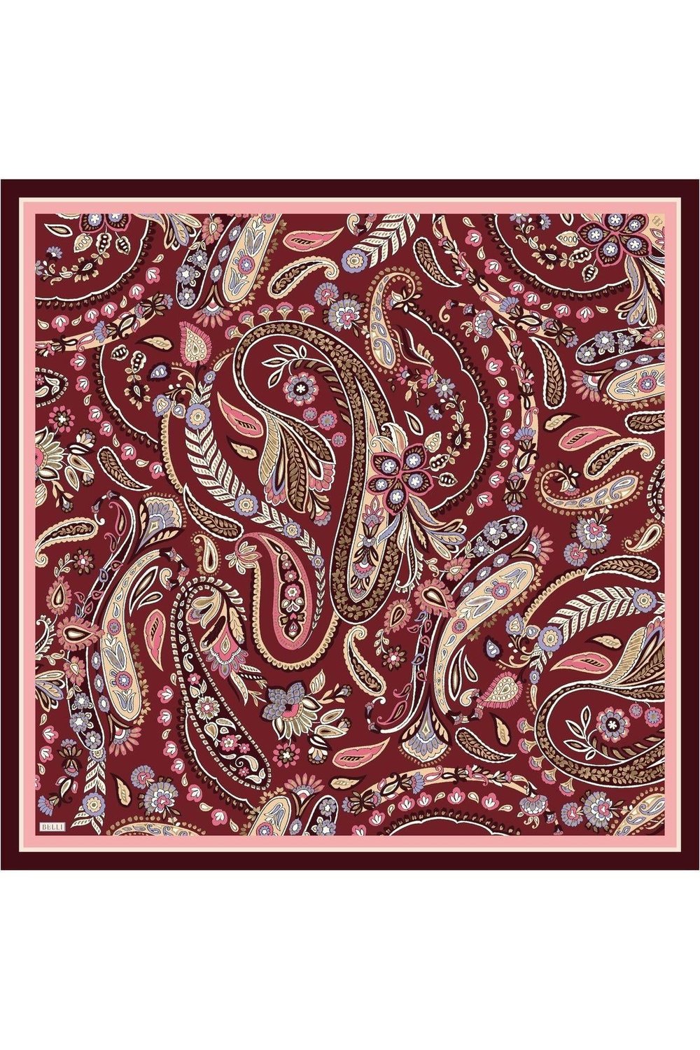 Belli %100 Twill İpek Eşarp 4111D 40