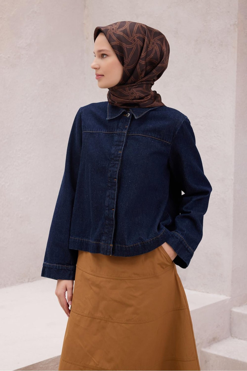Belli % 100 Twill İpek Eşarp 4221D 84