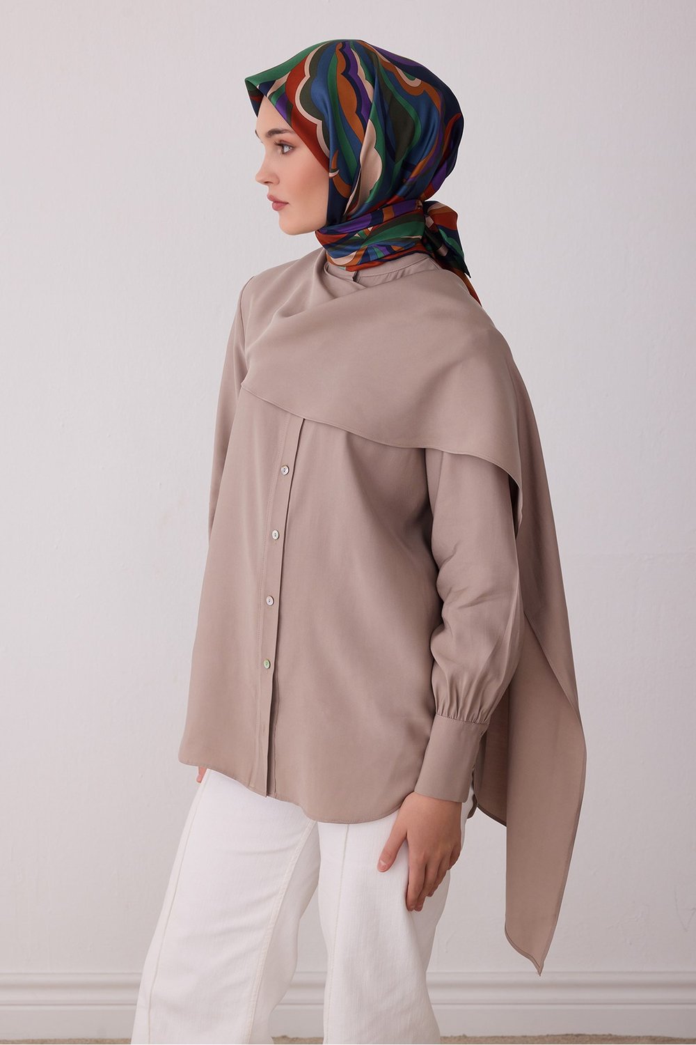 Belli 2026-2027 Sonbahar Kış Sezonu Twill İpek Eşarp MSR14T 81