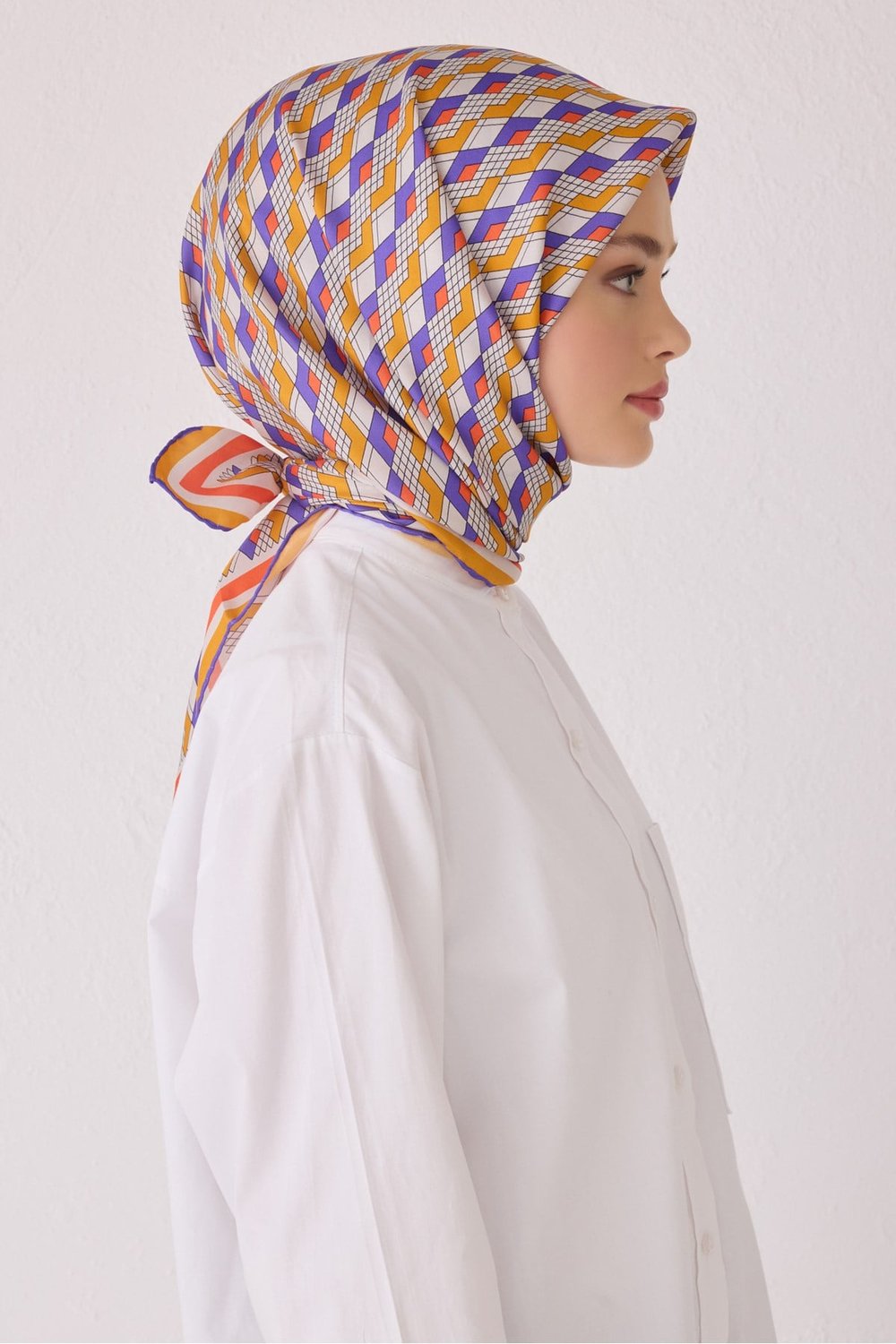 Belli Twill İpek Eşarp 20264052DTM 80