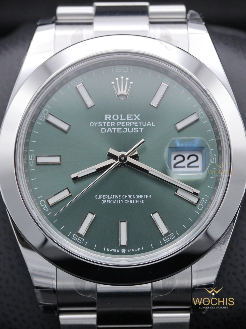 Rolex Datejust 41 -Mint Green- 126300-8273 (Stainless Steel - 41 - Green)