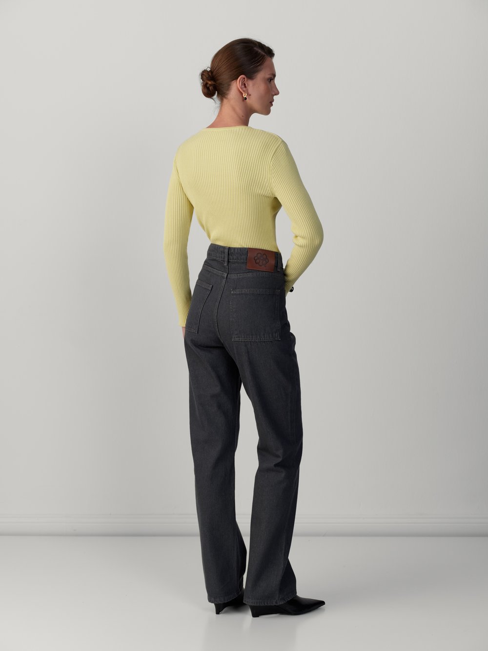 STRAIGHT JEN PANTOLON GRİ
