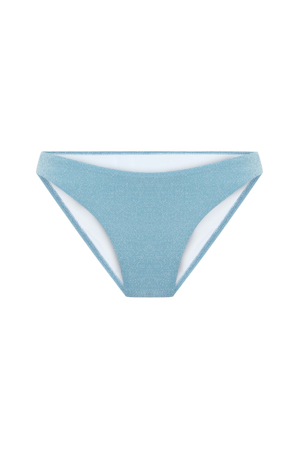Simli Dokulu Regular Kesim Normal Bel Mavi Kadın Bikini Altı – Seraphine