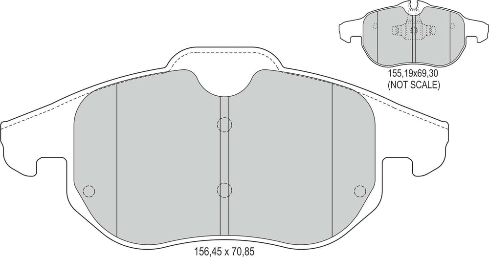 Disk Balata Ön Astra H 04> Astra H Gtc 05> Vectra C 02> Zafira B 05>11 Sıgnum 03> Croma 05> Recover 74211
