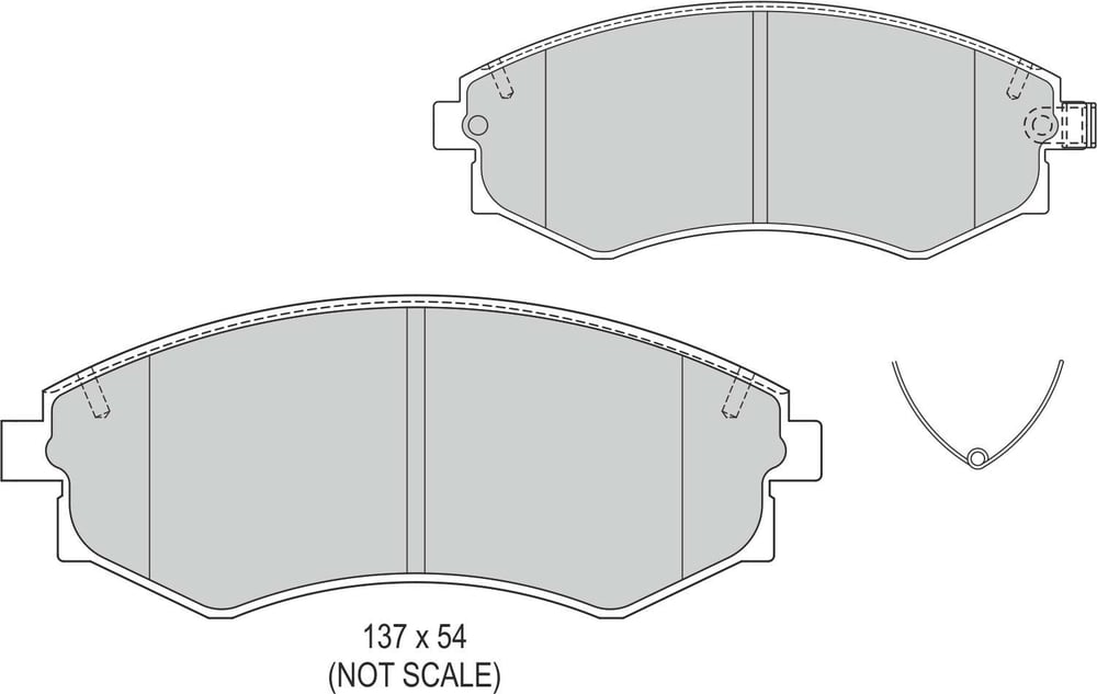 Disk Balata Ön Elantra 00>06 Matrıx 01>10 Sonata 93>14 Rexton 02>12 Korando 97>10 Musso 93>04 Coupe 96>02 Recover 73632