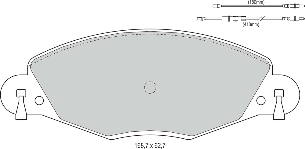 Disk Balata Ön Fişli C5 I 3.0İ V6 01>04 C5 Iı 3.0İ V6 04> Recover 73934