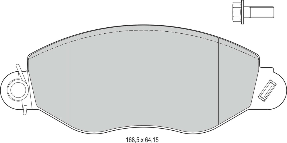 Disk Balata Ön Önden Çekişli V184 00>06 Maxus 05>09 Recover 73921