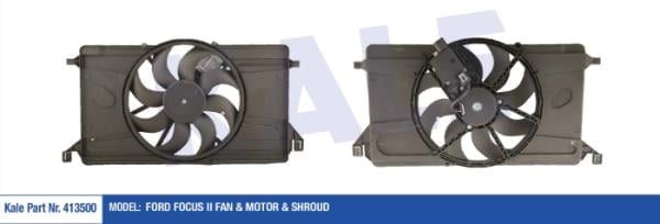 Ford Focus 2008-2011 1.6 Benzinli Fan Motoru Komple Kale 413500